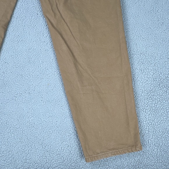 Cabela's Lined Canvas Work Pants Men 38x36 Beige 5-Pocket Outdoor Hiking - Picture 15 of 16